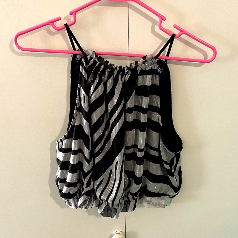 Express cropped blouse